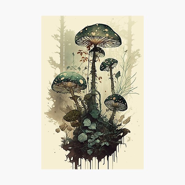 Item preview, Toadstools and Trees designed and sold by MycoMood.