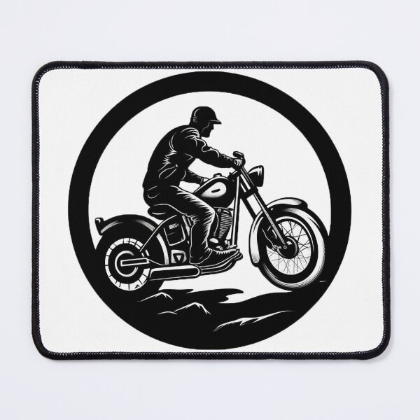 Item preview, Motorcycle rider silhouette designed and sold by Stickermagician.