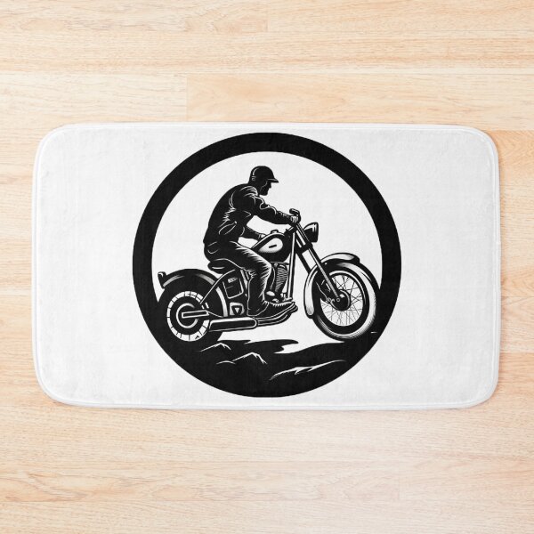 Item preview, Motorcycle rider silhouette designed and sold by Stickermagician.