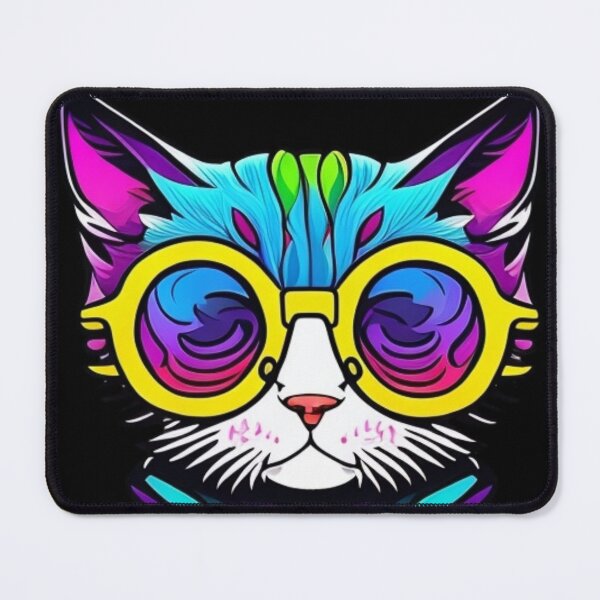 Item preview, Multicolored Cool Cat designed and sold by Simply-Cryptic.