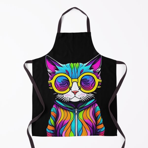 Item preview, Multicolored Cool Cat designed and sold by Simply-Cryptic.