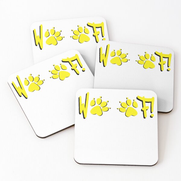 Item preview, Woof! - yellow Paws designed and sold by DF3.