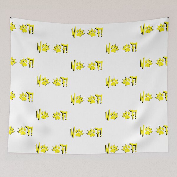 Item preview, Woof! - yellow Paws designed and sold by DF3.
