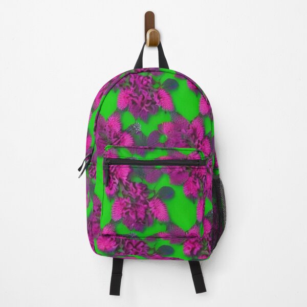 Item preview, Pink Flowers on a Green Background designed and sold by Sweet-Medley.