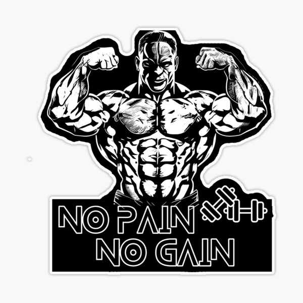 Armut Reklam Siyah - No Pain No Gain Fitness Spor Salonu Fiyatı