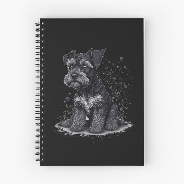 Item preview, Schnauzer between a bubble bath designed and sold by BaliamShop.