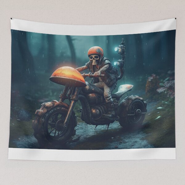 Item preview, Modern Mushroom Biker designed and sold by Diego Re.