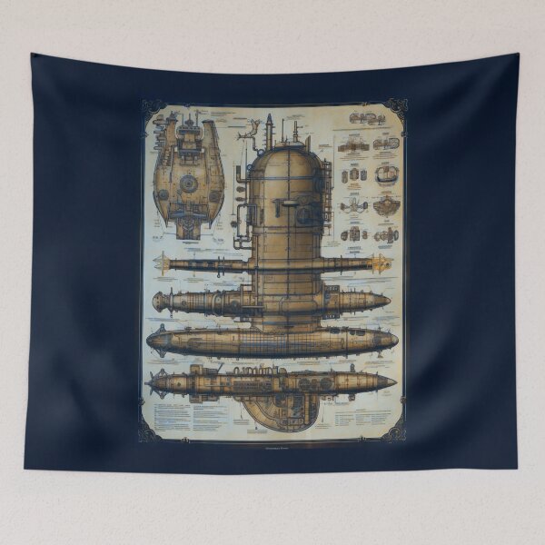 Item preview, Steampunk Victorian Submarine designed and sold by entwithanaxe.