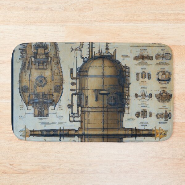 Item preview, Steampunk Victorian Submarine designed and sold by entwithanaxe.