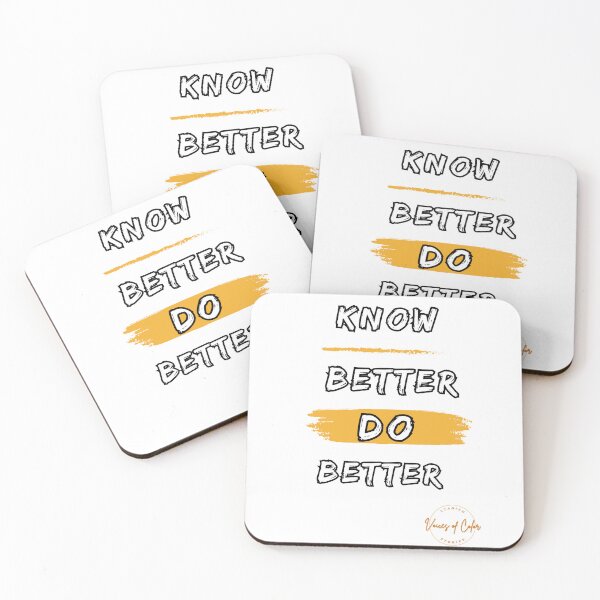 Item preview, Know better, do better designed and sold by VoicesofColor.