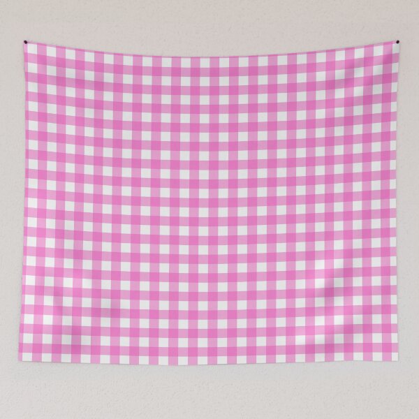 Item preview, Gingham - Hot Pink designed and sold by Una Somerville.