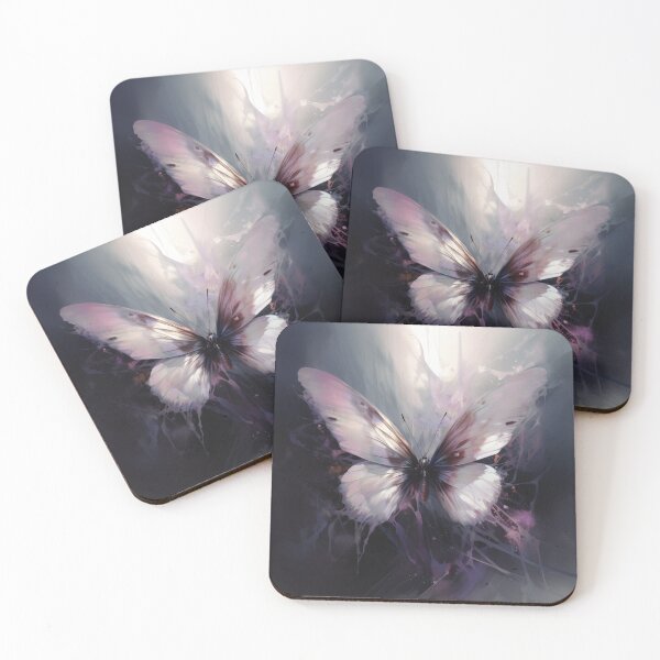 Item preview, BUTTERFLY ON BLACK 2 designed and sold by artfullyprompt.