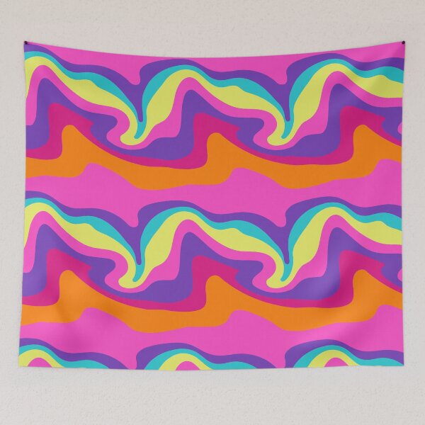 Item preview, Skate Park Curves - Multi Color Neons designed and sold by Una Somerville.