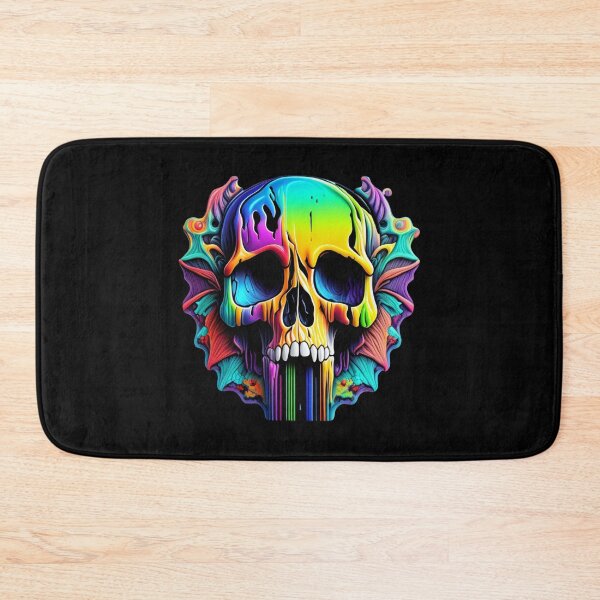 Item preview, Colorful Splatter Skull designed and sold by Simply-Cryptic.