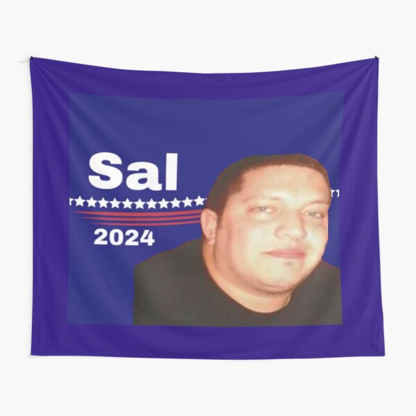 Item preview, Sal Vulcano 2024 Tapestry Flag designed and sold by Ghettofarmer.