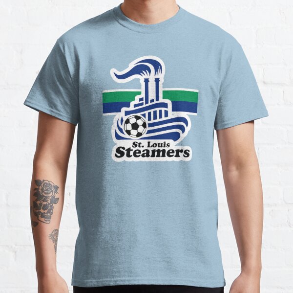 St. Louis Steamers Groovy Logo, Vintage Soccer Apparel