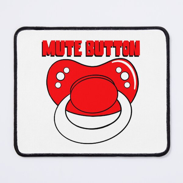 Item preview, Mute Button - Red designed and sold by DF3.