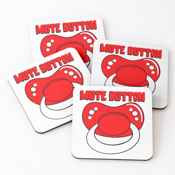 Item preview, Mute Button - Red designed and sold by DF3.