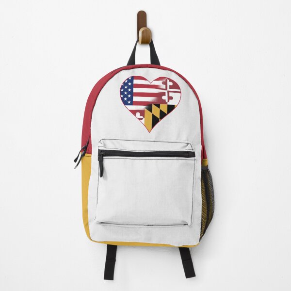 Item preview, State of Maryland Flag and American Flag Fusion Design designed and sold by Gsallicat.