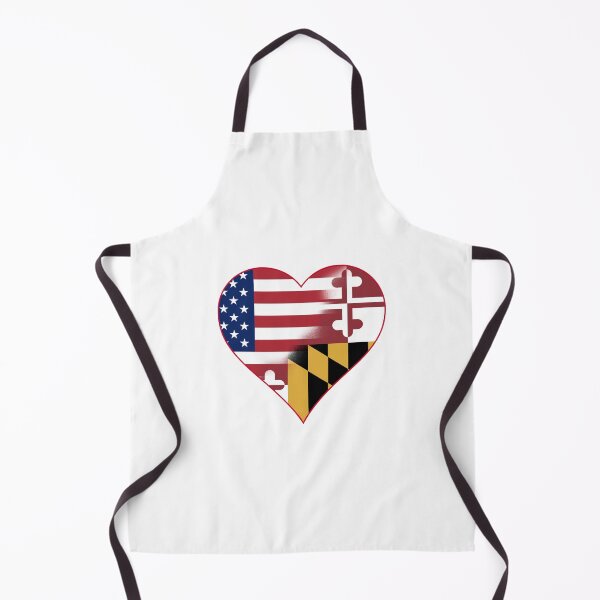 Item preview, State of Maryland Flag and American Flag Fusion Design designed and sold by Gsallicat.