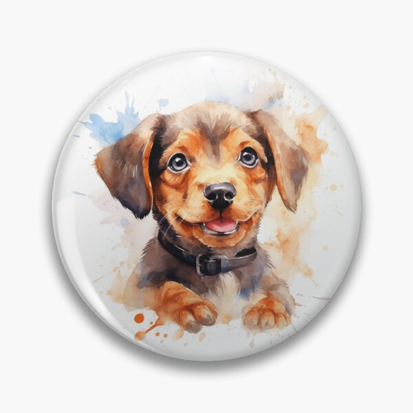 Item preview, Cute Dog, Watercolor designed and sold by PixelPrintsCo.