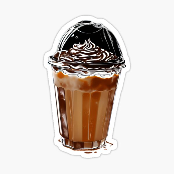 starbucks iced coffee Sticker for Sale by kmiranda4