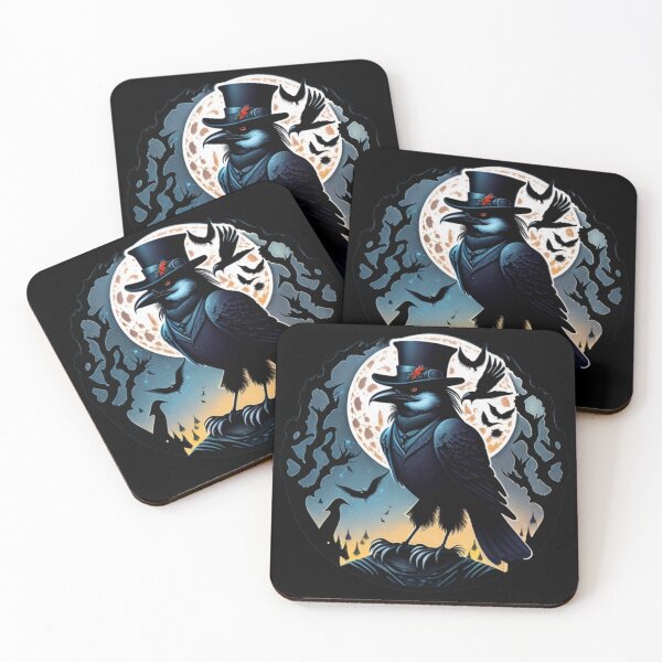 Item preview, Goth Raven In A Top Hat designed and sold by Simply-Cryptic.