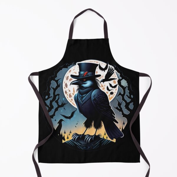 Item preview, Goth Raven In A Top Hat designed and sold by Simply-Cryptic.