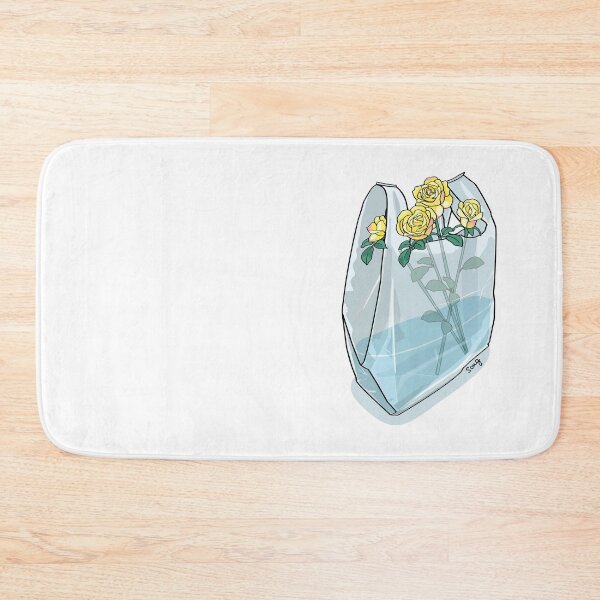 Item preview, Yellow roses in plastic bag designed and sold by SeptemberMarket.