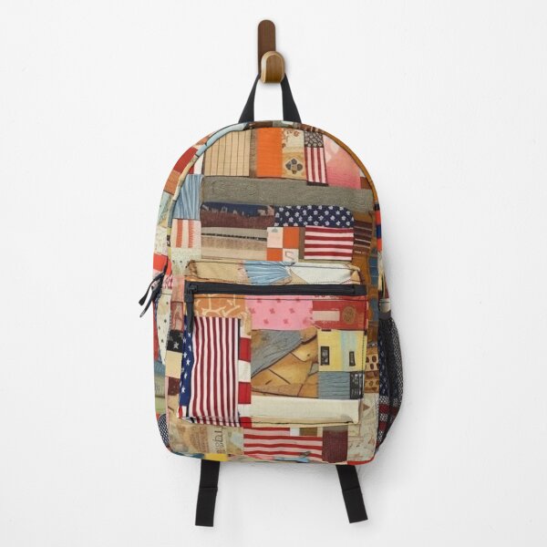 Item preview,  America Retro Vintage Patchwork of Americana Pattern Collage designed and sold by BrandonArtWorld.
