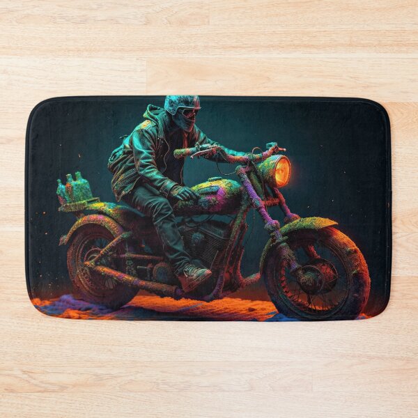 Item preview, Bad Ass Biker On Dry Dusty Paint designed and sold by Diego Re.