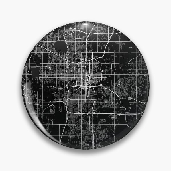 Item preview, Oklahoma City Map of the USA - Full Moon designed and sold by deMAP.