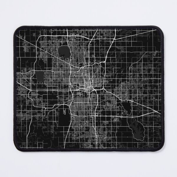 Item preview, Oklahoma City Map of the USA - Full Moon designed and sold by deMAP.