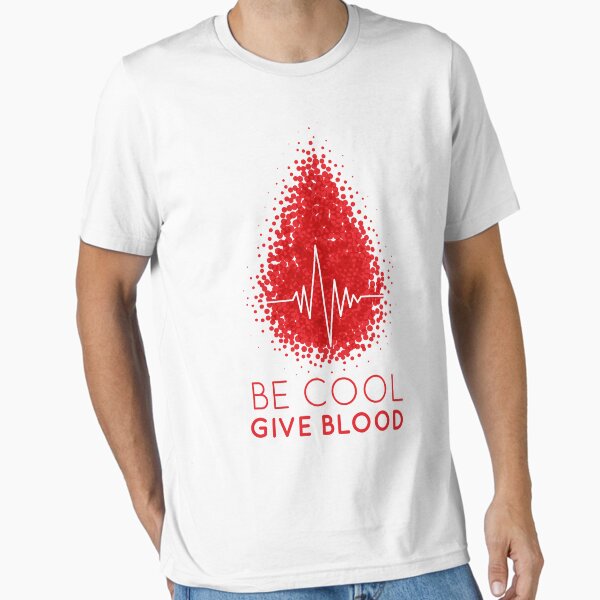 Item preview, Be Cool Give Blood, Blood Drop Cardiogram designed and sold by CarpeDiem96.