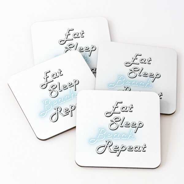 Item preview, Eat. Sleep. Beach. Repeat.  designed and sold by LapillusDesigns.