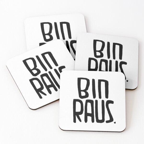 Item preview, I'm Out, German, Bin Raus designed and sold by badlydrawnbabe.