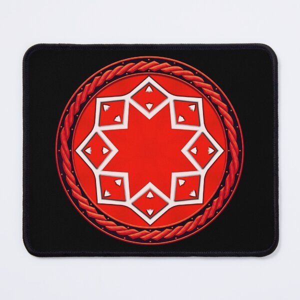 Item preview, Kaleidoscope Red Sigil in Celtic Circle Frame 9 designed and sold by Swabcraft.