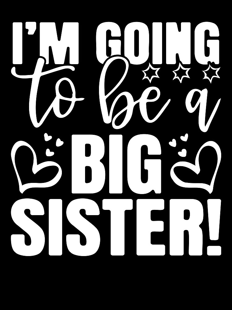 Thumbnail 3 von 3, Tuch, I'm Going To Be A Big Sister New Big Sister Gear designt und verkauft von DynamicDesign.