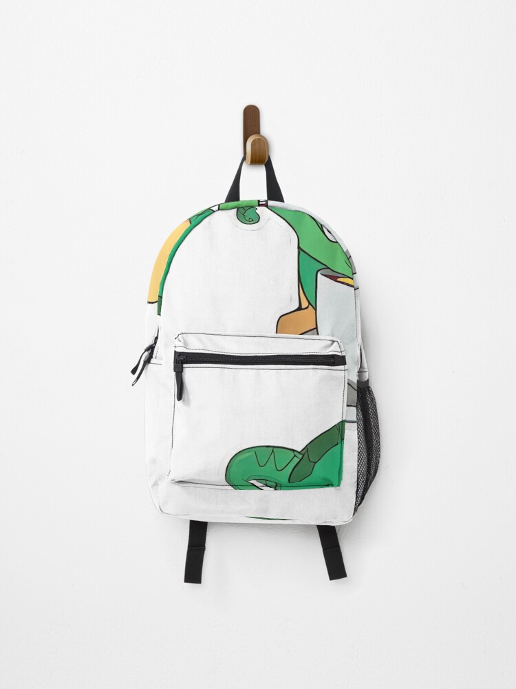 Thumbnail 1 of 3, Backpack, Java-Saurus Rex: A Roaring Morning Ritual designed and sold by joomark.