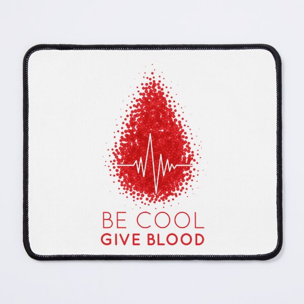 Item preview, Be Cool Give Blood, Blood Drop Cardiogram designed and sold by CarpeDiem96.