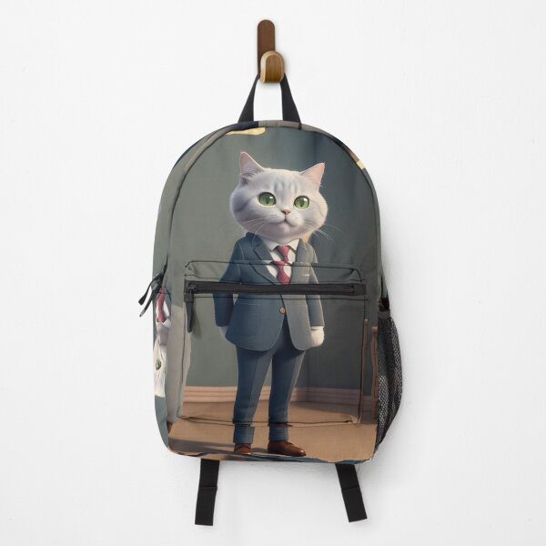 Item preview, Cat Wearing a Suit - Modern Digital Art designed and sold by Ai-michiart.
