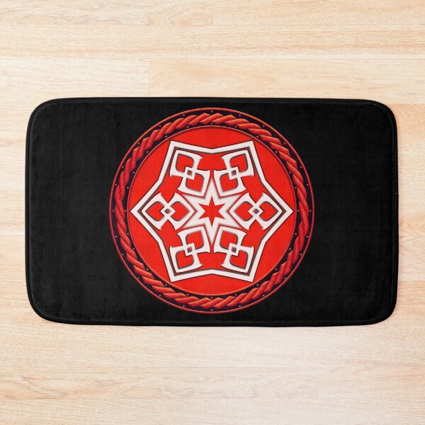 Item preview, Kaleidoscope Red Sigil in Celtic Circle Frame 16 designed and sold by Swabcraft.
