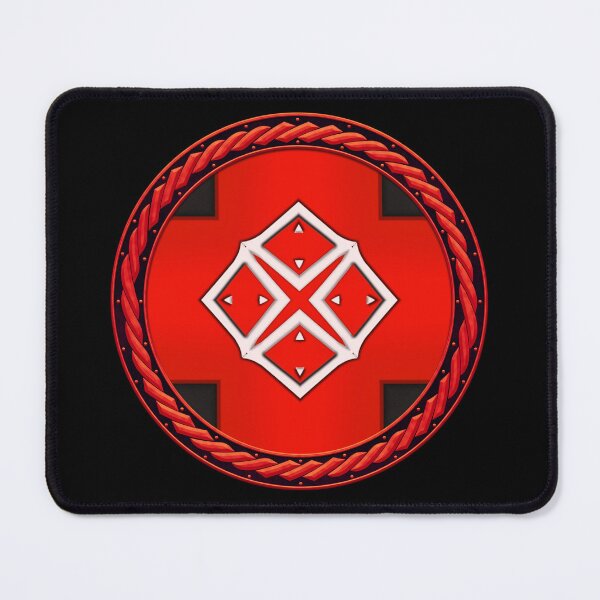 Item preview, Kaleidoscope Red Sigil in Celtic Circle Frame 18 designed and sold by Swabcraft.
