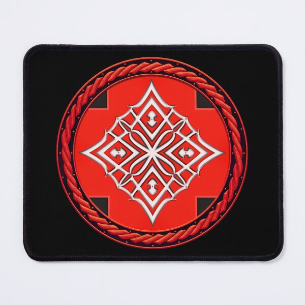 Item preview, Kaleidoscope Red Sigil in Celtic Circle Frame 21 designed and sold by Swabcraft.