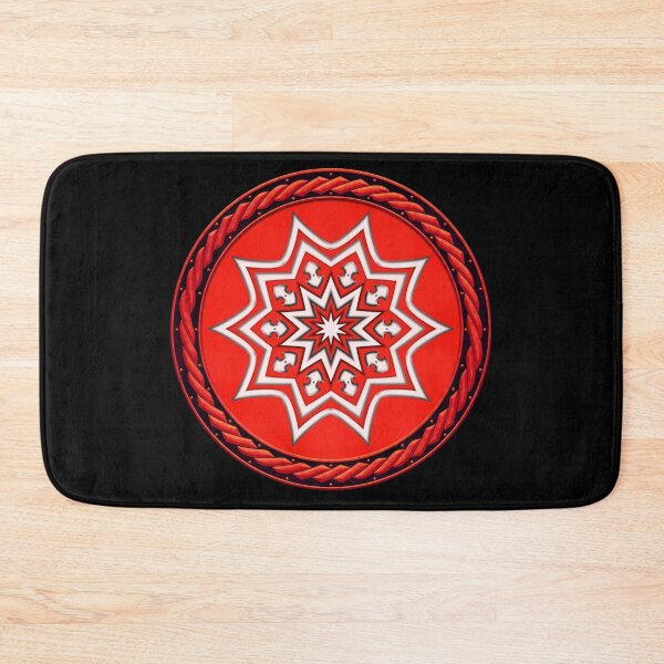 Item preview, Kaleidoscope Red Sigil in Celtic Circle Frame 24 designed and sold by Swabcraft.