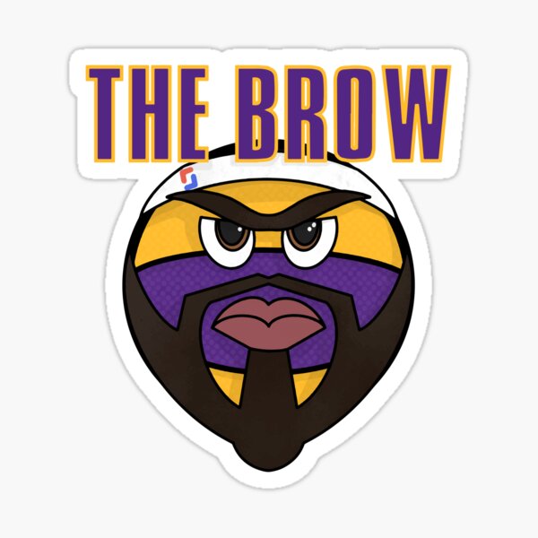 The Brow Basketball Buddies Anthony Davis LA Design Sticker