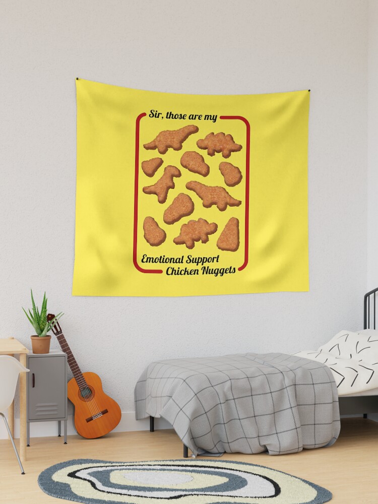 Emotional Support Nuggets Tapestry for Sale by boypilot