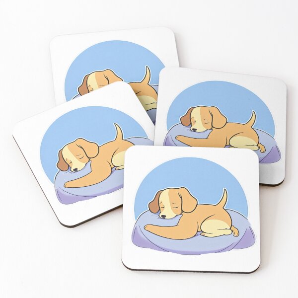 Item preview, Snooze Hound: Dreamy Paws on the Pillow designed and sold by joomark.