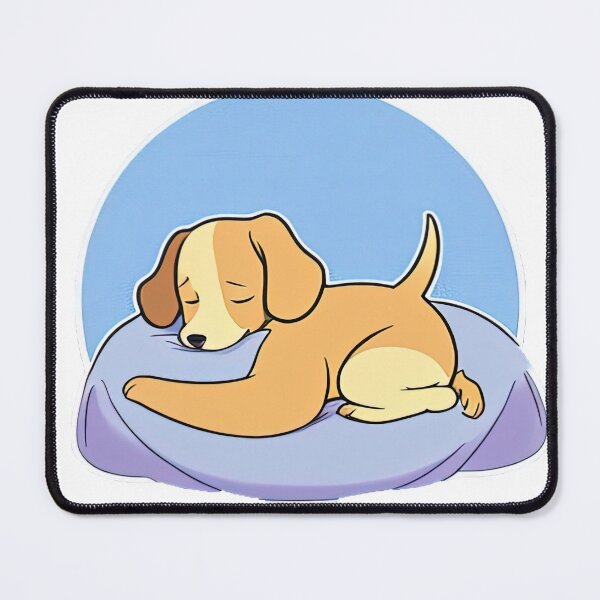 Item preview, Snooze Hound: Dreamy Paws on the Pillow designed and sold by joomark.