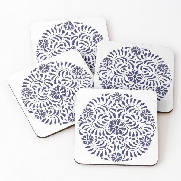 Item preview, Blue Mexican Talavera circule designed and sold by Terevela.